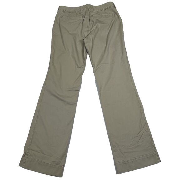 Vintage Y2K Old Navy Pants Womens 6 Beige Khaki Cargo Bootcut Casual Work - Picture 10 of 12